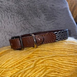 NWOT dog leather collar